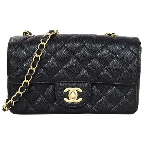 chanel mini crossbody black